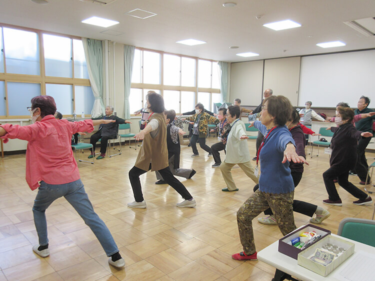中央地区ふれあい・いきいきサロンの様子