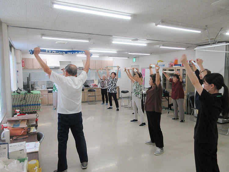 地区内のサロンの様子