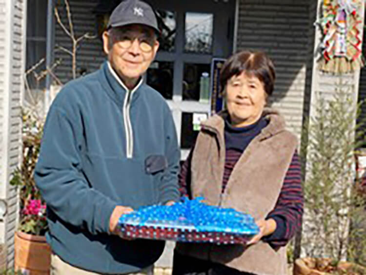 おせち料理配付の様子