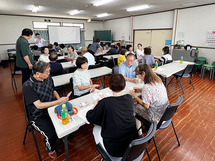 地区内のサロンの様子