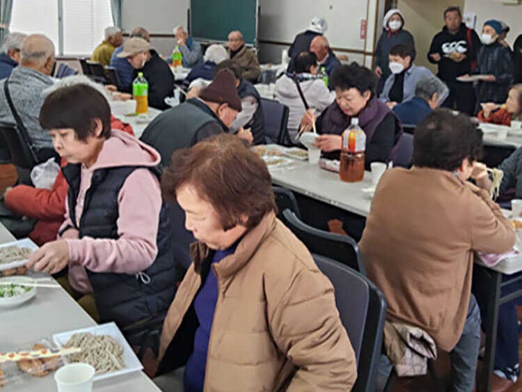 福祉蕎麦まつりの様子