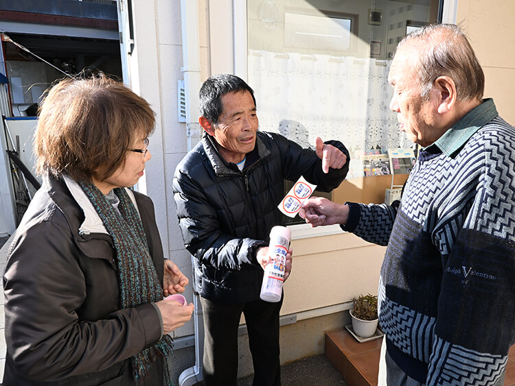 見守り活動の様子