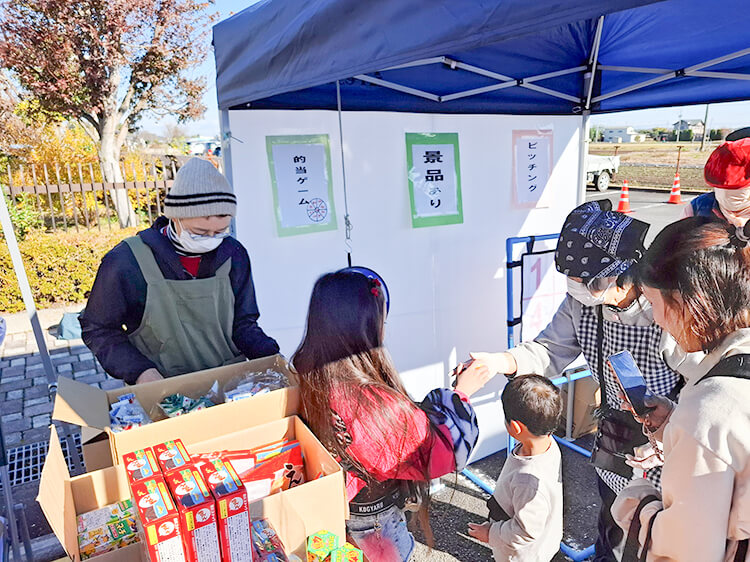 瑞穂野フェスティバルでのブース出展の様子