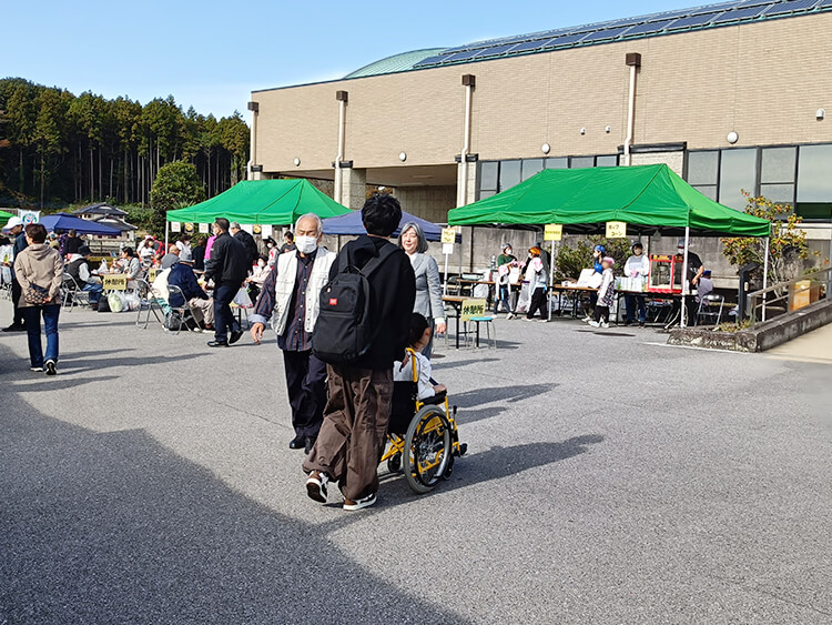 地区文化祭への出展の様子
