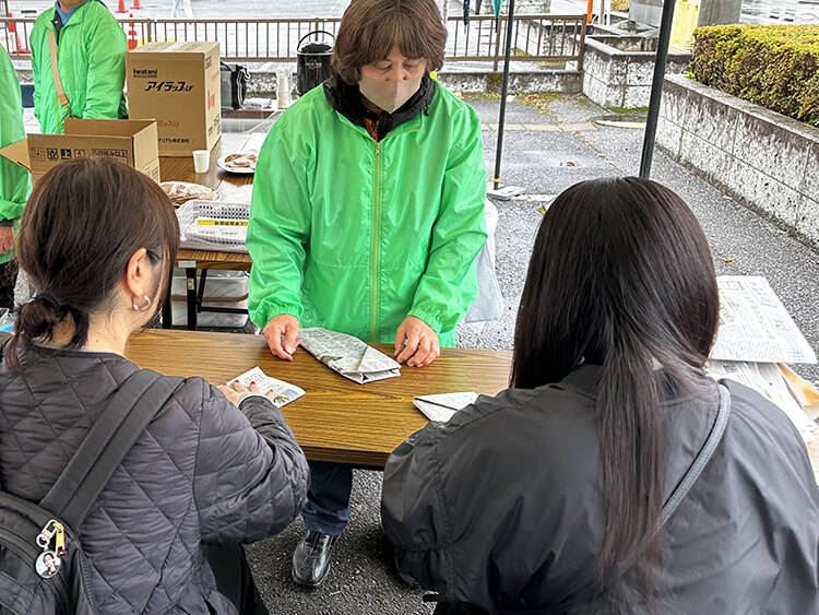 地区まつりでの福祉ブースの出展