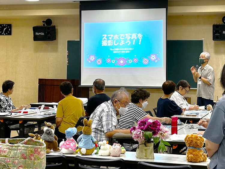 スマホ教室の開催（河内地区）